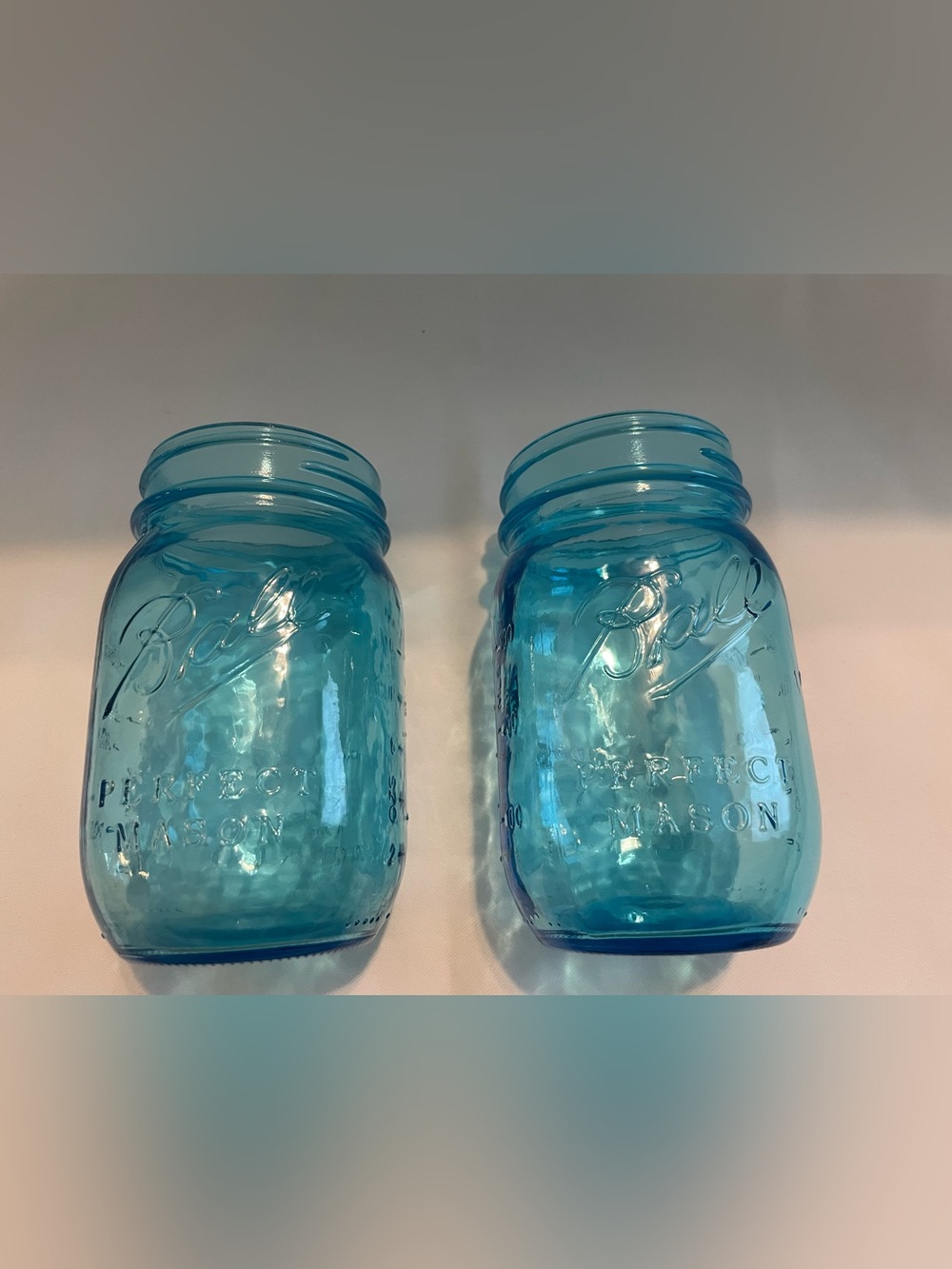 2 Ball Blue Heritage 100 yr Anvs Mason Jars 1913 -1915 Farmhouse Country Decor